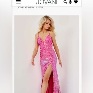 Jovani 1012 prom dress